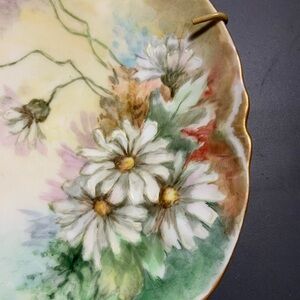 RARE 🇫🇷 one of a kind handpainted initials on front.French Haviland china